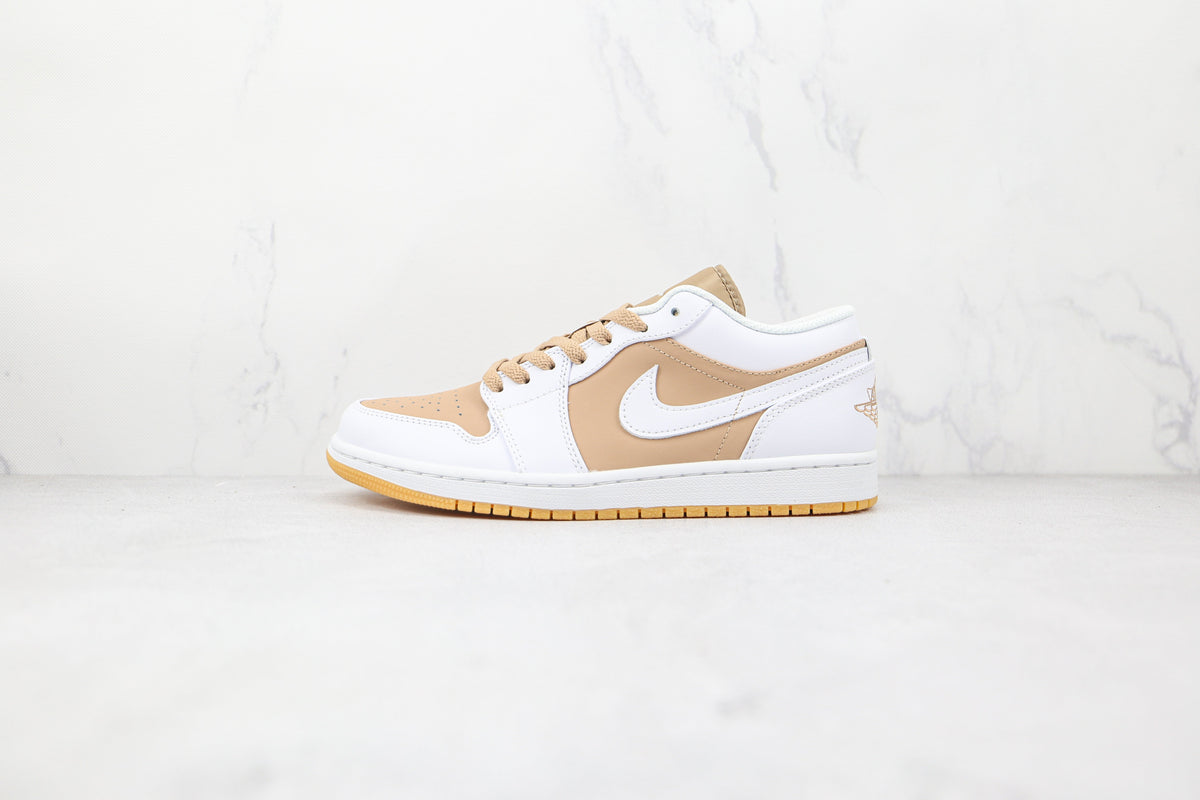 Jordan 1 Low Hemp White