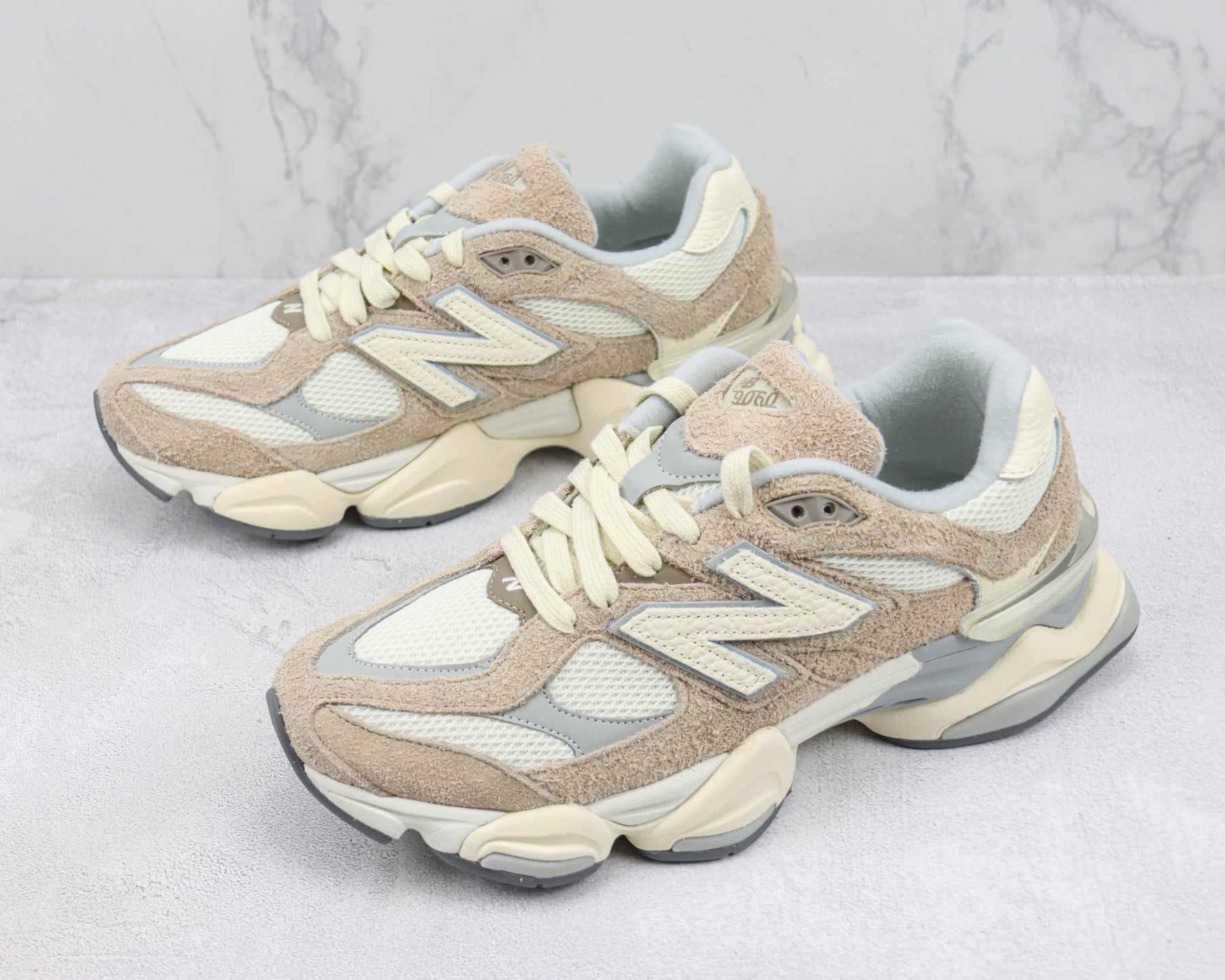 New Balance 9060 Driftwood Stone Pink Sea Salt